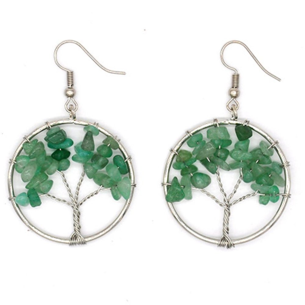 Crystal Tree Earrings ZBLXLX04058